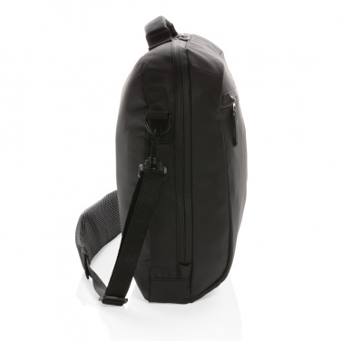 Logotrade promotional product picture of: Fashion black 15.6" laptop bag PVC free