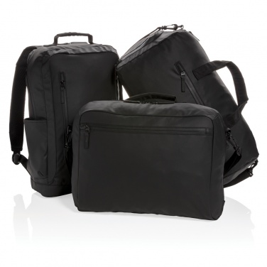 Logo trade promotional gift photo of: Fashion black 15.6" laptop bag PVC free