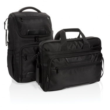 Logotrade promotional giveaways photo of: Swiss Peak RPET Voyager RFID 15.6" laptop bag