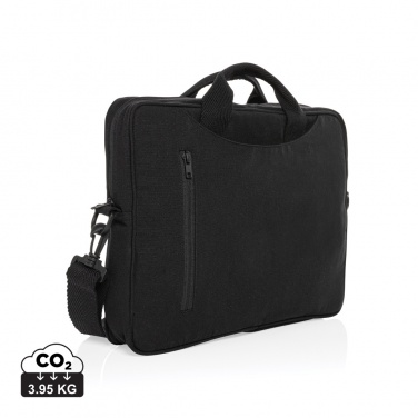 Logotrade business gift image of: Laluka AWARE™ recycled cotton 15.4 inch laptop bag