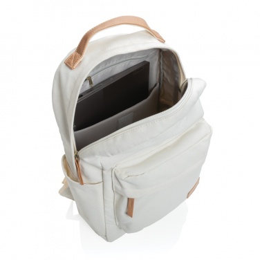 Logotrade promotional item image of: Impact AWARE™ 16 oz. recycled canvas backpack