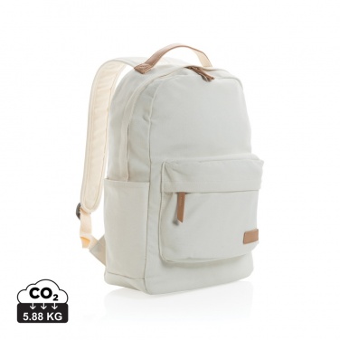 Logo trade promotional merchandise photo of: Impact AWARE™ 16 oz. recycled canvas backpack