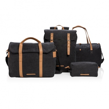 Logo trade advertising products picture of: Canvas laptop backpack PVC free