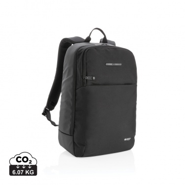 Logotrade promotional merchandise image of: Swiss Peak laptop backpack with UV-C steriliser pocket