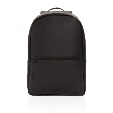 Logotrade promotional item picture of: Swiss Peak deluxe PU laptop backpack PVC free