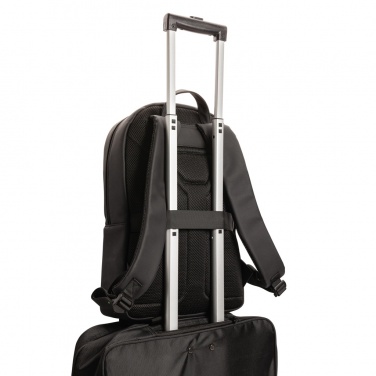 Logotrade promotional items photo of: Swiss Peak deluxe PU laptop backpack PVC free