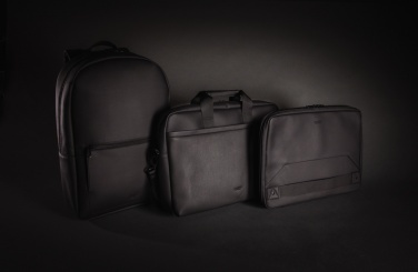Logo trade promotional giveaways picture of: Swiss Peak deluxe PU laptop backpack PVC free