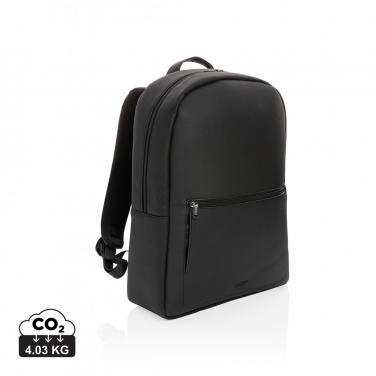 Logo trade promotional merchandise photo of: Swiss Peak deluxe PU laptop backpack PVC free