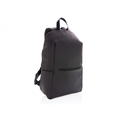 Logotrade business gift image of: Smooth PU 15.6"laptop backpack