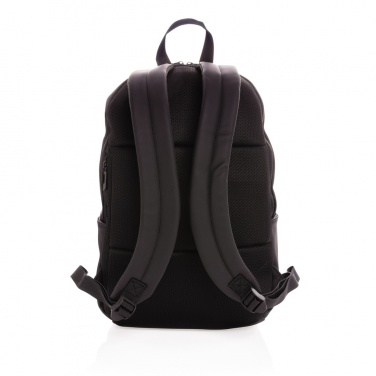 Logo trade promotional gifts image of: Smooth PU 15.6"laptop backpack