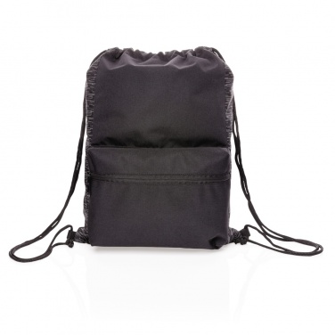 Logotrade promotional item image of: AWARE™ RPET Reflective drawstring backpack