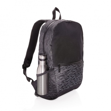 Logo trade promotional gifts picture of: AWARE™ RPET Reflective laptop backpack
