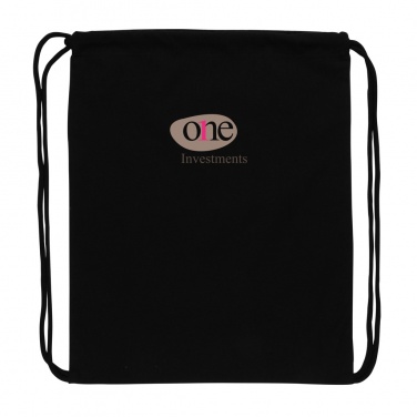 Logotrade promotional giveaway picture of: Impact AWARE™ recycled cotton drawstring backpack 145g