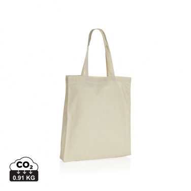 Logotrade promotional giveaways photo of: Impact AWARE™ Recycled cotton tote w/bottom 145g