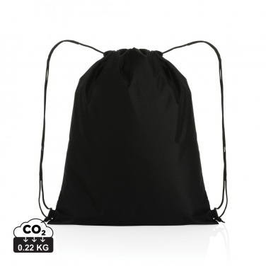Logo trade corporate gifts image of: Impact AWARE™ RPET 190T drawstring bag