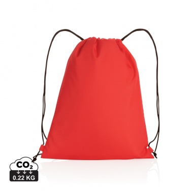 Logotrade advertising products photo of: Impact AWARE™ RPET 190T drawstring bag