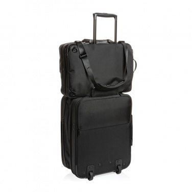 Logo trade promotional merchandise image of: Swiss Peak Aware™ executive 2-in-1 laptop backpack