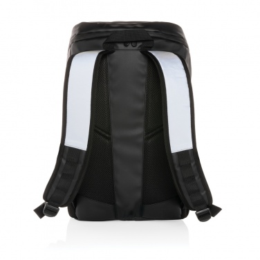 Logotrade promotional gifts photo of: PU high visibility easy access 15.6" laptop backpack