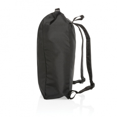 Logo trade promotional gifts picture of: Impact AWARE™ RPET lightweight rolltop backpack