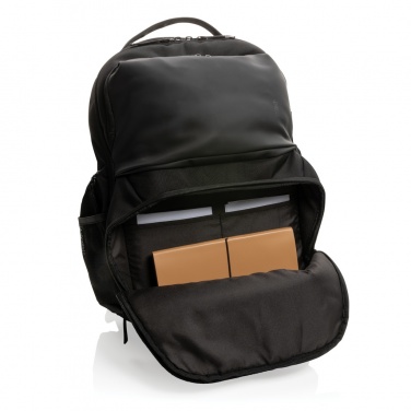 Logo trade promotional gifts picture of: Swiss Peak AWARE™ RPET 15.6 inch commuter backpack