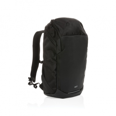 Logo trade promotional merchandise photo of: Swiss Peak AWARE™ RPET 15.6 inch business backpack