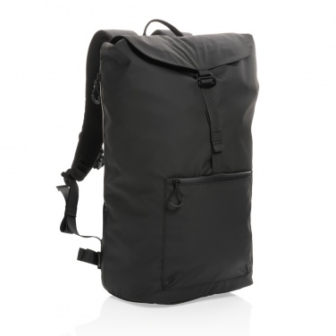 Logo trade business gift photo of: Impact AWARE™ RPET water resistant 15.6" laptop backpack