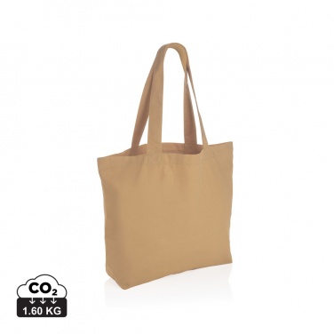 Logo trade promotional product photo of: Impact Aware™ 240 gsm rcanvas shopper w/pocket undyed