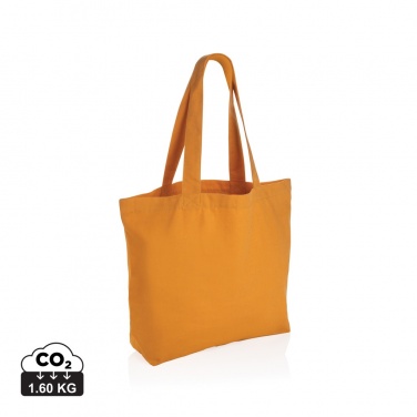 Logo trade promotional products image of: Impact Aware™ 240 gsm rcanvas shopper w/pocket