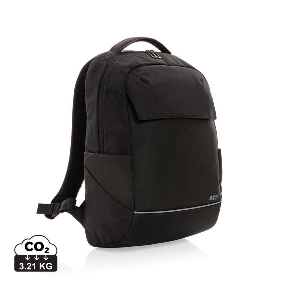 Logotrade promotional product image of: Swiss Peak Brooke AWARE™ RPET daily 15.6" laptop backpack
