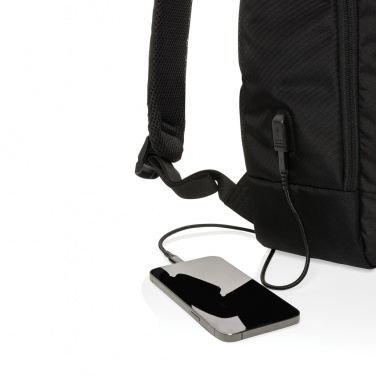 Logotrade business gifts photo of: Swiss Peak AWARE™ modern 15.6" laptop backpack