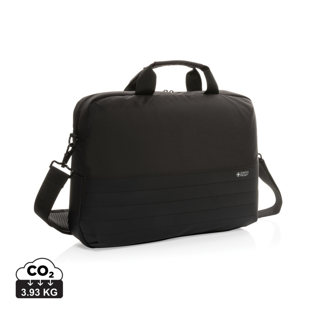 Logo trade corporate gift photo of: Swiss Peak AWARE™ RFID 15.6'' laptop bag