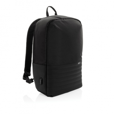 Logo trade promotional giveaway photo of: Swiss Peak AWARE™ RFID anti-theft 15.6'' laptop backpack