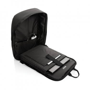 Logotrade promotional gift picture of: Swiss Peak AWARE™ RFID anti-theft 15.6'' laptop backpack