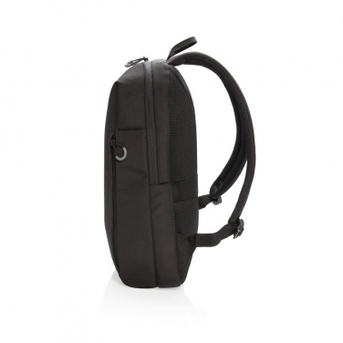 Logo trade promotional products image of: Swiss Peak AWARE™ RFID and USB A laptop backpack