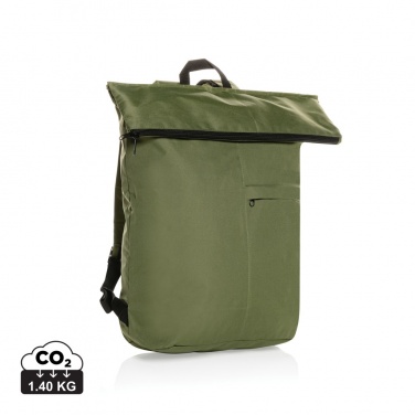 Logotrade promotional merchandise picture of: Dillon AWARE™ RPET lightweight foldable backpack