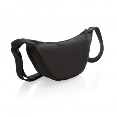 Logo trade advertising product photo of: Crescent AWARE™ RPET half moon sling bag