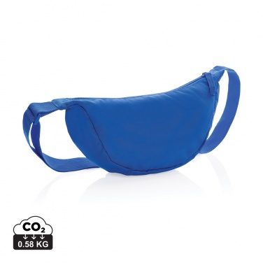 Logo trade promotional merchandise photo of: Crescent AWARE™ RPET half moon sling bag