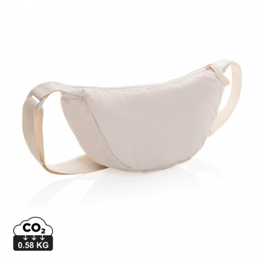Logotrade promotional gifts photo of: Crescent AWARE™ RPET half moon sling bag