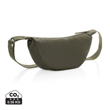 Logo trade promotional gifts picture of: Crescent AWARE™ RPET half moon sling bag