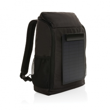 Logotrade promotional giveaways photo of: Pedro AWARE™ RPET deluxe backpack with 5W solar panel