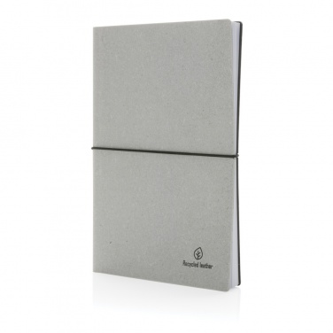 Logotrade corporate gift picture of: A5 recycled leather notebook