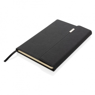 Logo trade promotional products image of: Swiss Peak deluxe A5 notebook and pen set