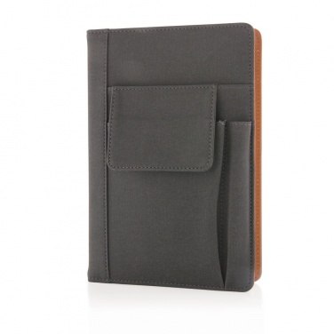 Logo trade promotional products picture of: Notebook with phone pocket