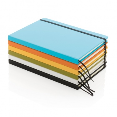 Logo trade business gifts image of: Standard hardcover PU notebook A5