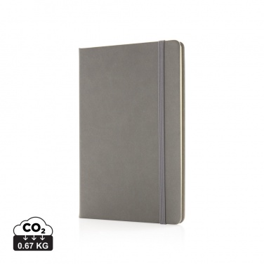 Logo trade promotional giveaway photo of: Deluxe hardcover PU A5 notebook