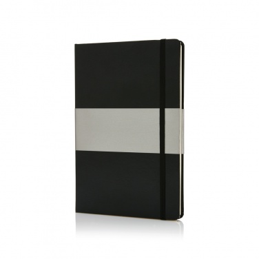 Logotrade promotional giveaway image of: Deluxe hardcover A5 notebook