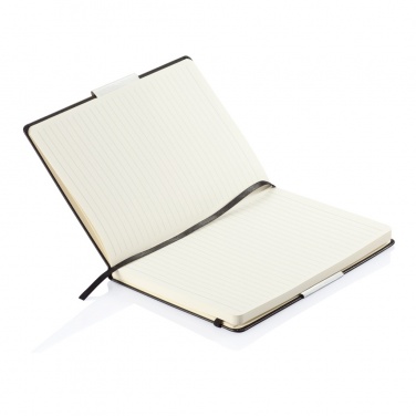 Logo trade corporate gift photo of: Deluxe hardcover A5 notebook