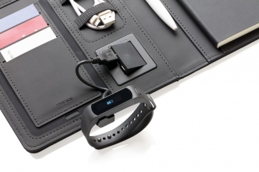 Logo trade promotional merchandise picture of: Air 5W wireless charging notebook cover A5