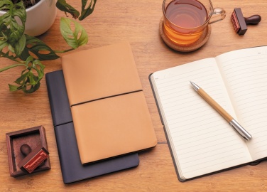 Logo trade corporate gifts image of: Modern deluxe softcover A5 notebook