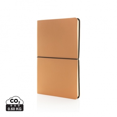 Logo trade advertising products image of: Modern deluxe softcover A5 notebook